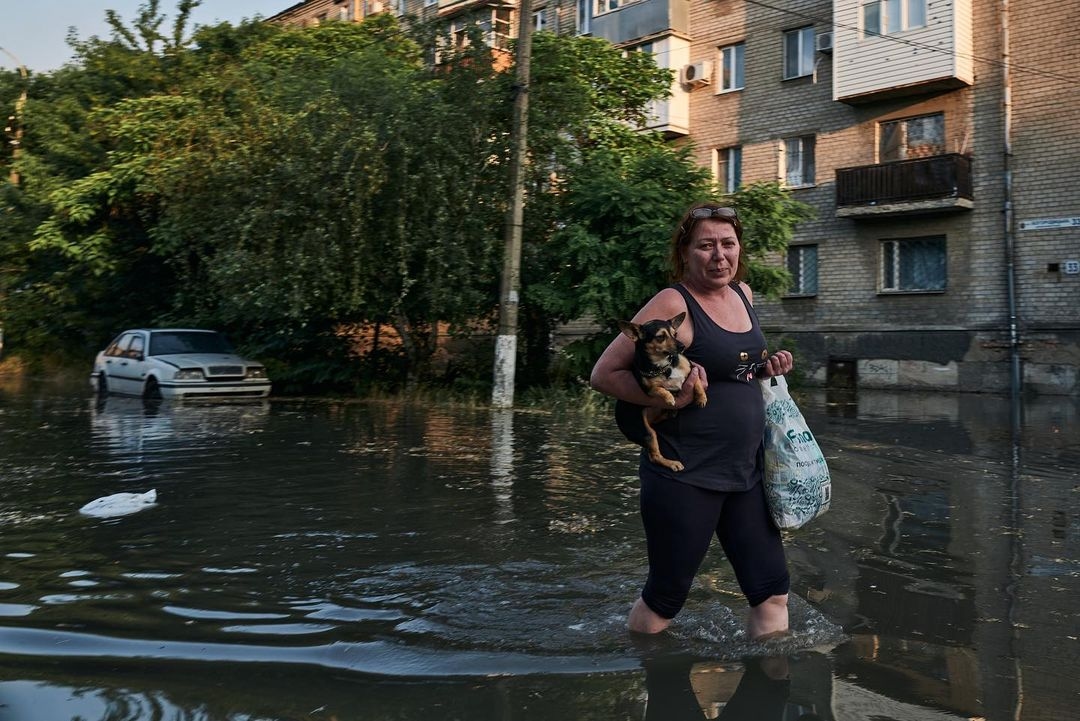 Эвакуация жителей Херсона