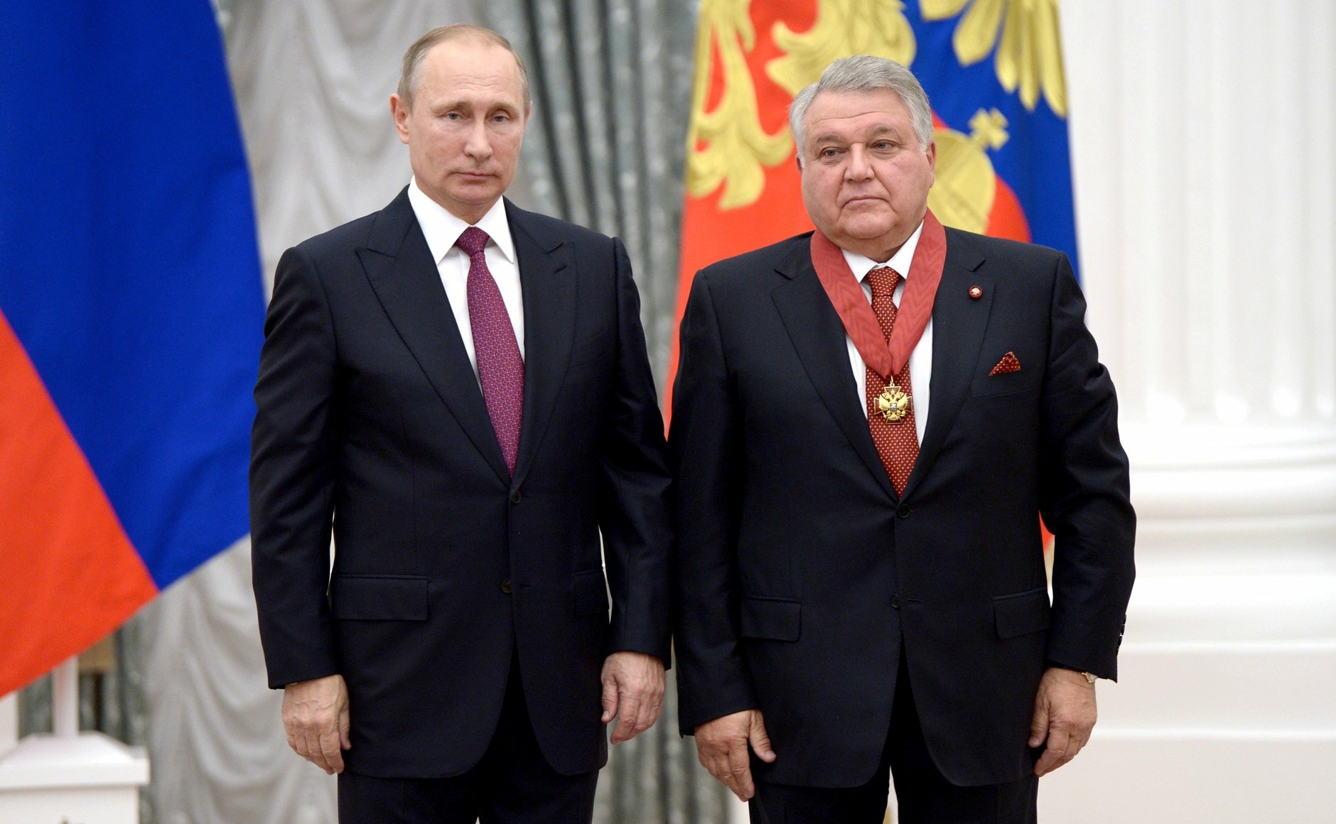 Владимир Путин и Михаил Ковальчук